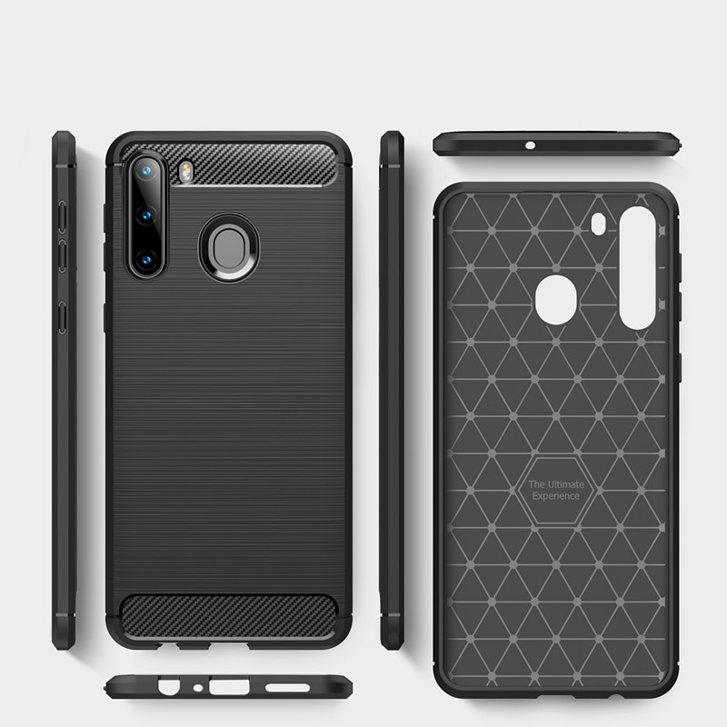 Ốp lưng chống sốc cho Samsung Galaxy A21 hiệu Likgus chuẩn quân đội, chống va đập, chống vân tay - Hàng nhập khẩu