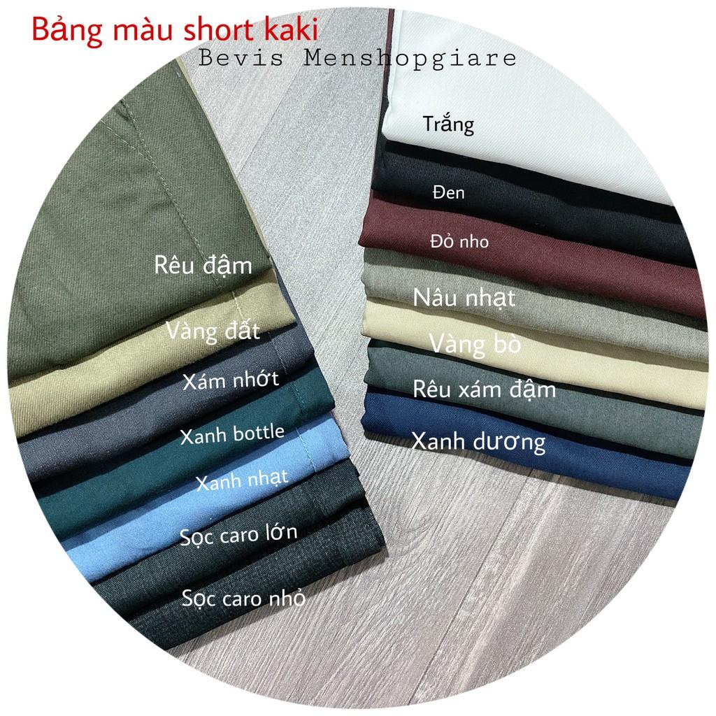 SHORT KAKI COTTON CO GIÃN- hình thật