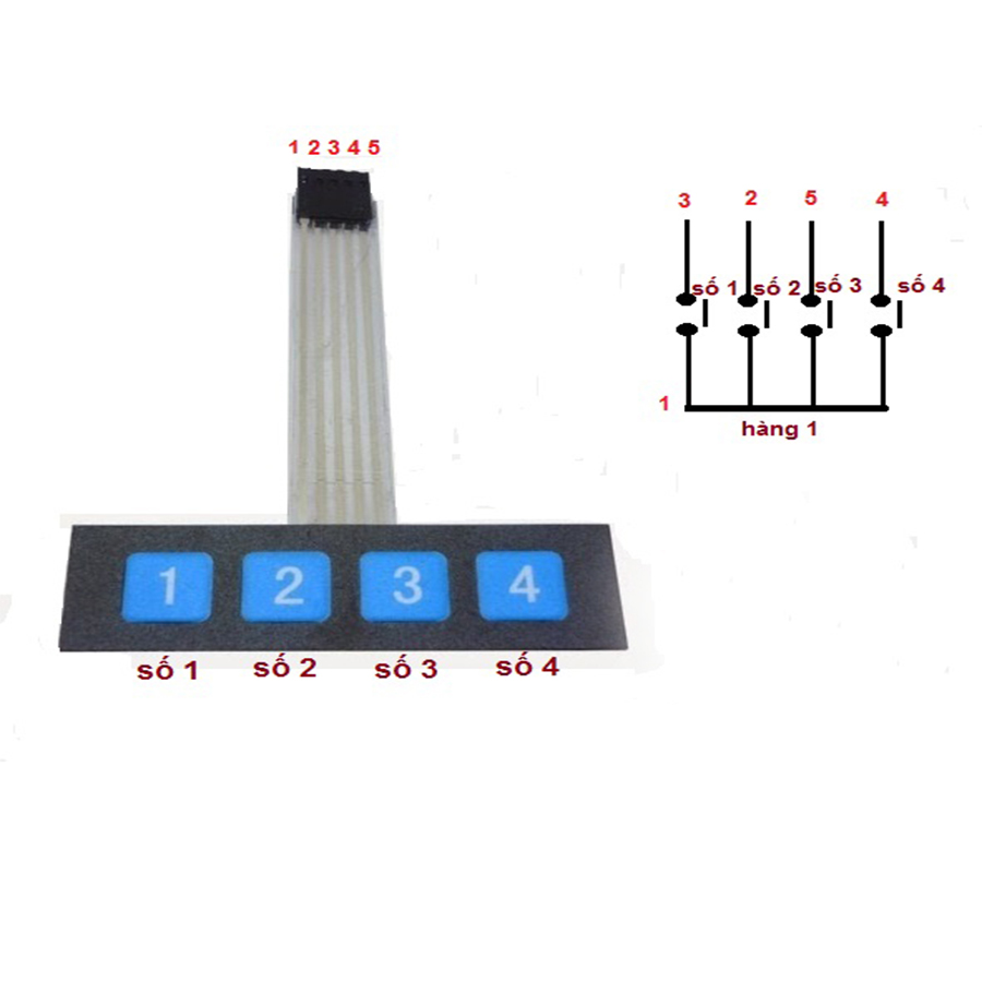 Bàn Phím Ma Trận 1x4