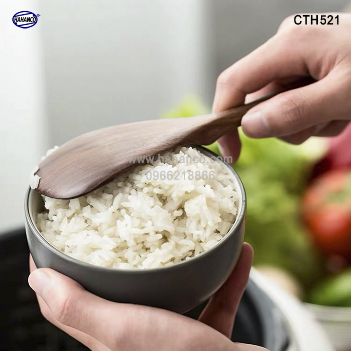 Muôi xới cơm đa năng bằng gỗ Óc Chó (Nhập khẩu Mỹ) - chiên xào các loại - HAHANCO