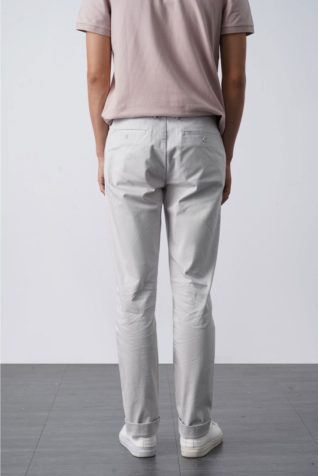 Quần kaki nam form slim ống suông có độ co giãn 10F21PCA001C - LASTORE MENSWEAR