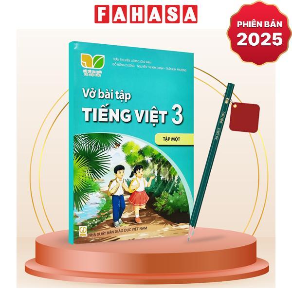 Sách Giáo Khoa Vở Bài Tập Tiếng Việt 3 - Tập 1 (Kết Nối) (Phiên Bản 2025) - Kèm Bút Chì