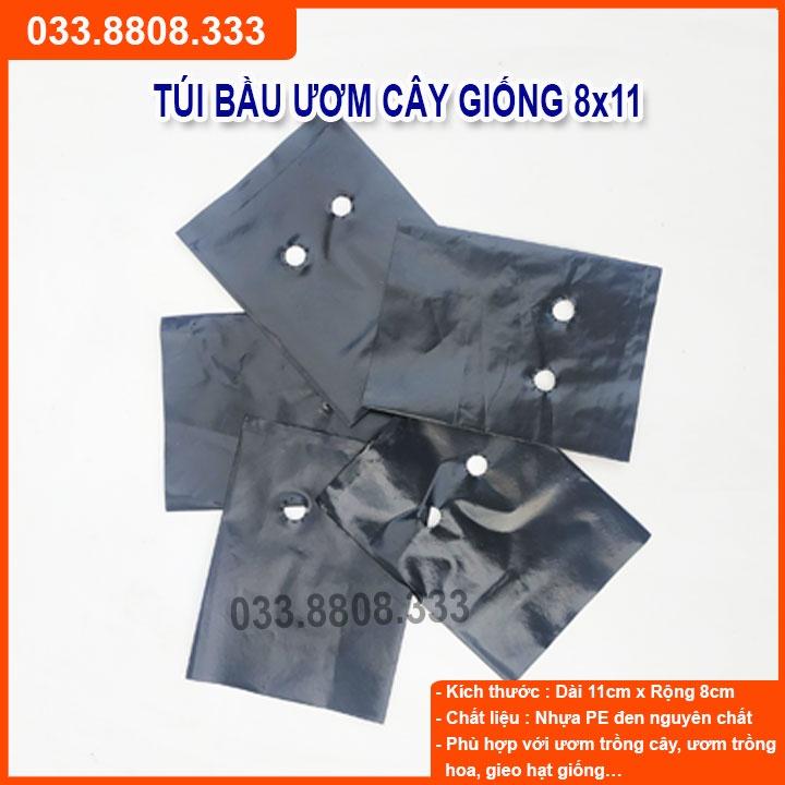 1KG TÚI BẦU VUÔNG ĐEN DÙNG ƯƠM CÂY - CHẬU ƯƠM CÂY GIÁ RẺ