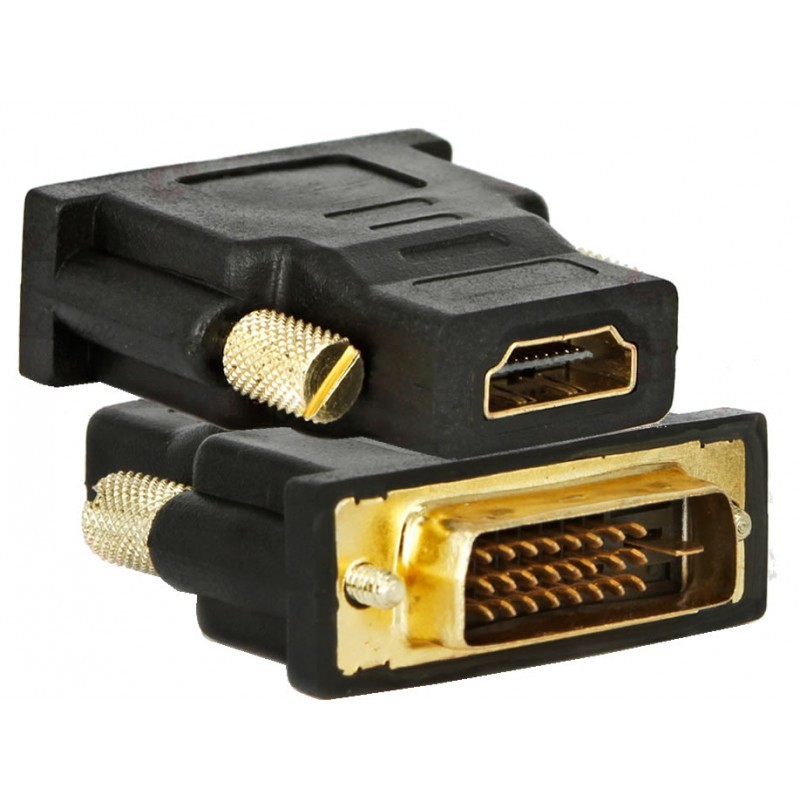 Đầu chuyển đổi DVI-D (24+1) cổng đực sang HDMI cổng cái M-Pard MD102 - Hàng nhập khẩu