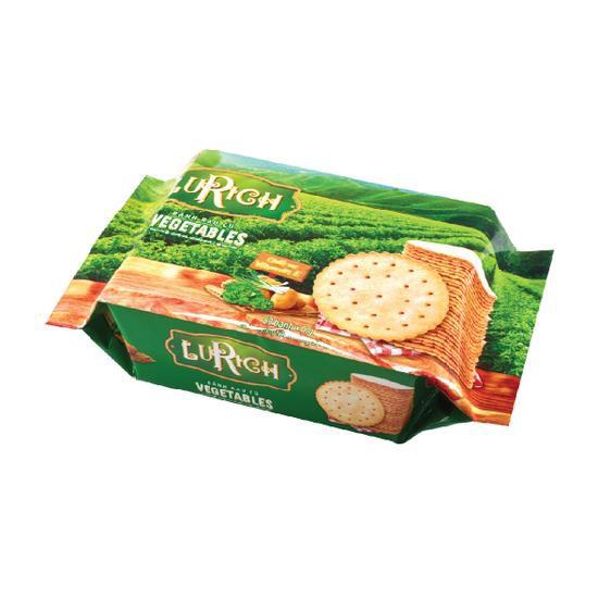 Bánh Lurich Crackers Rau Củ hộp giấy 180g - Bữa ăn phụ dinh dưỡng đầy năng lượng