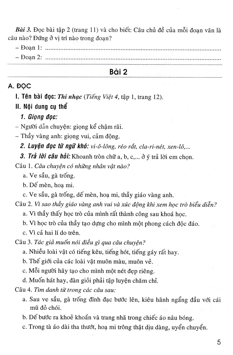 Bồi Dưỡng Tiếng Việt Lớp 4 _HA