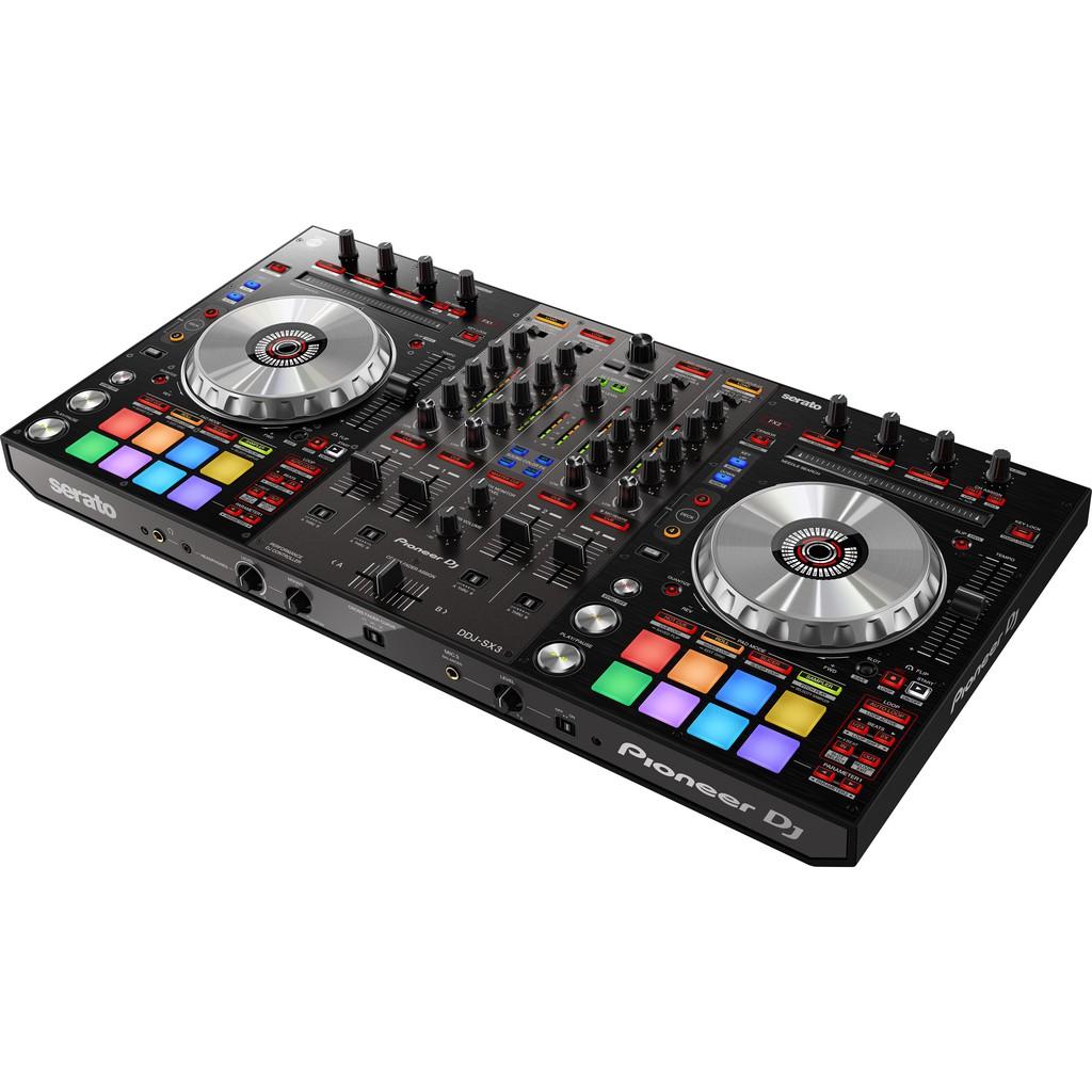 Bàn DJ Controller DDJ-SX3 (Pioneer DJ) sử dụng Serato DJ - Hàng Chính Hãng