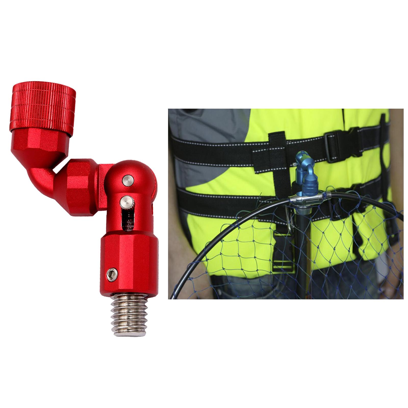 Aluminium Alloy Landing Net Joint Foldable Tool Fishing Connector 12mm, Accessory Durable