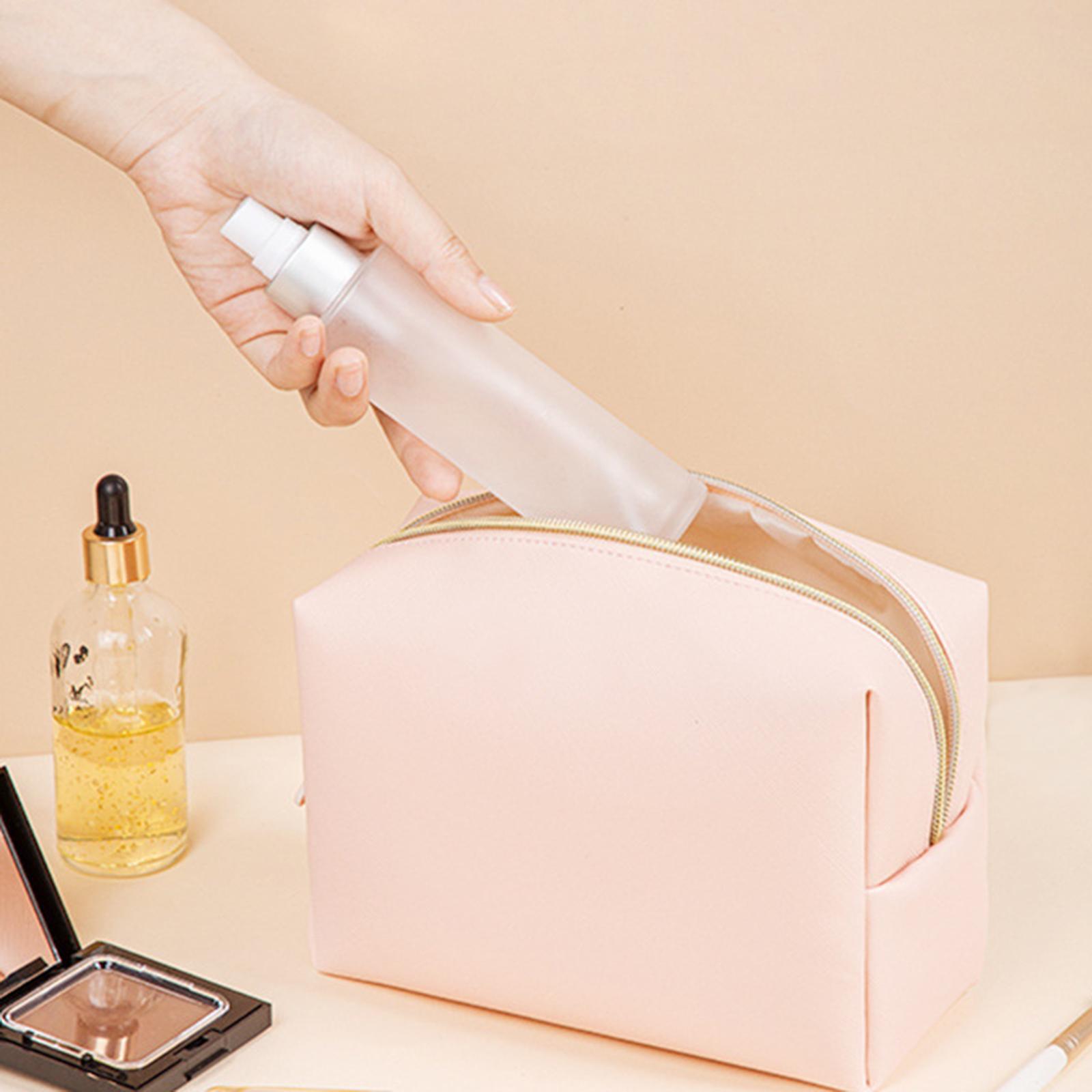 Makeup Bag PU Leather Washable Water Resistant  for