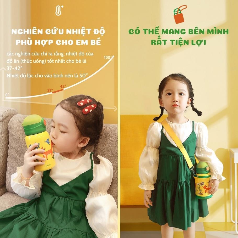 Bình Đựng Nước Giữ Nhiệt Kèm Ống Hút Cho Bé - Mideer Vacuum Insulated Bottle