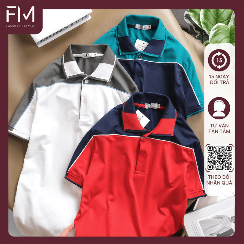 Áo thun polo thời trang nam thanh lịch, style trẻ trung, phù hợp mọi lứa tuổi - FORMEN SHOP - FMPS174