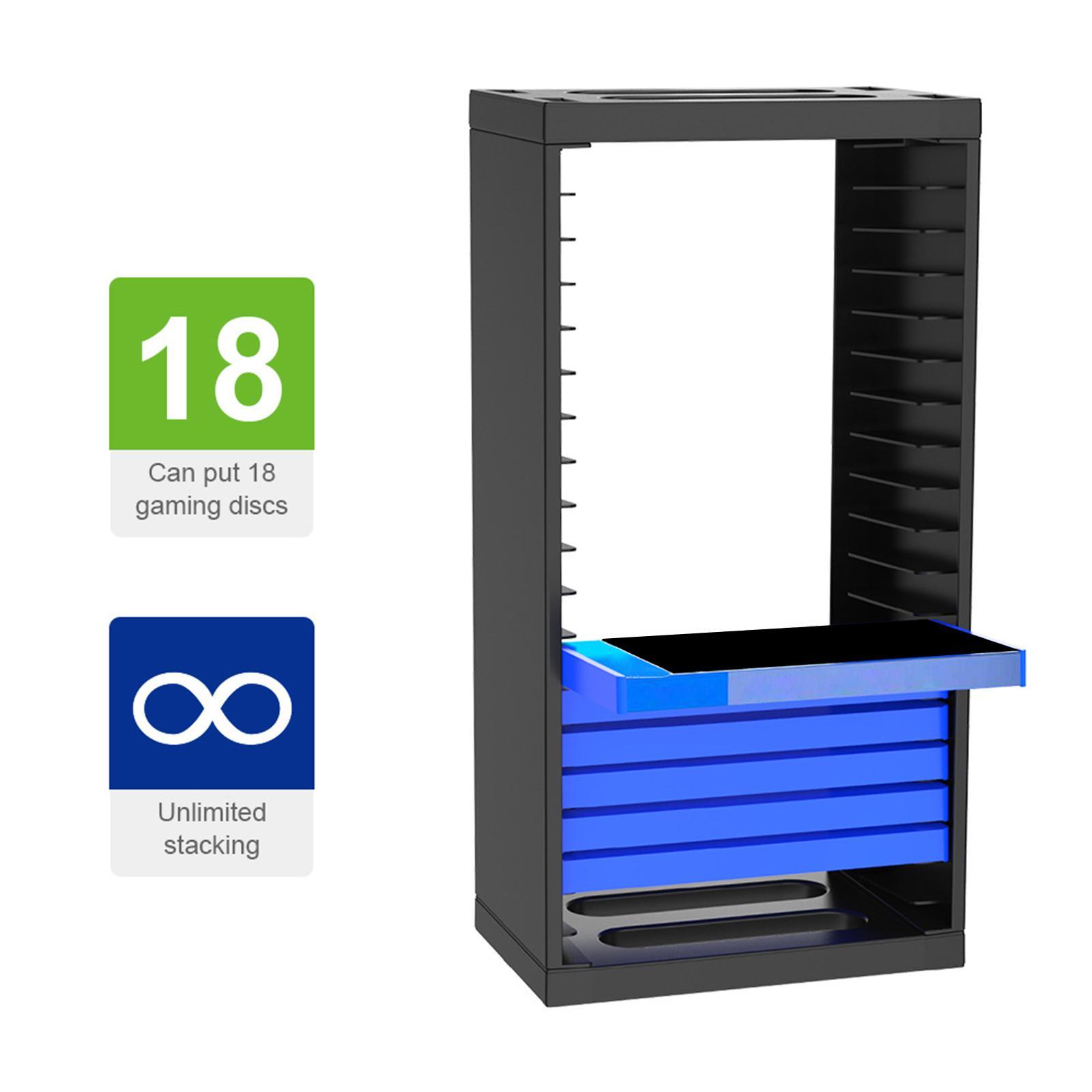 Storage Holder Stability Game Holder Rack for Blu-Ray disks