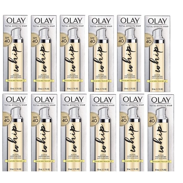 KEM OLAY TOTAL EFFECTS WHIP FACE MOISTURIZER WITH SUNSCREEN SPF 40 50ml - bản mỹ