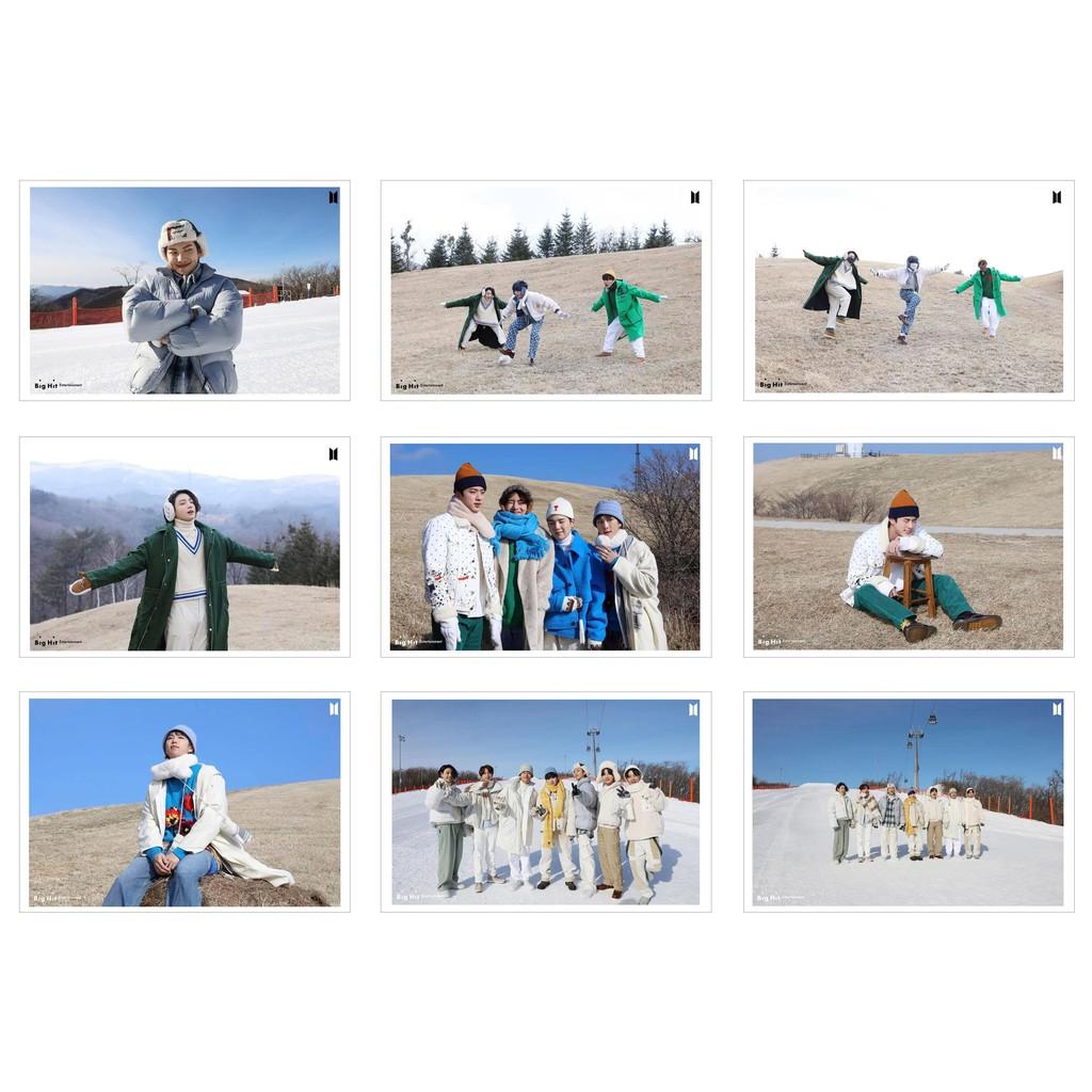 Lomo Card 63 ảnh BTS -Winter Package 2021 Naver