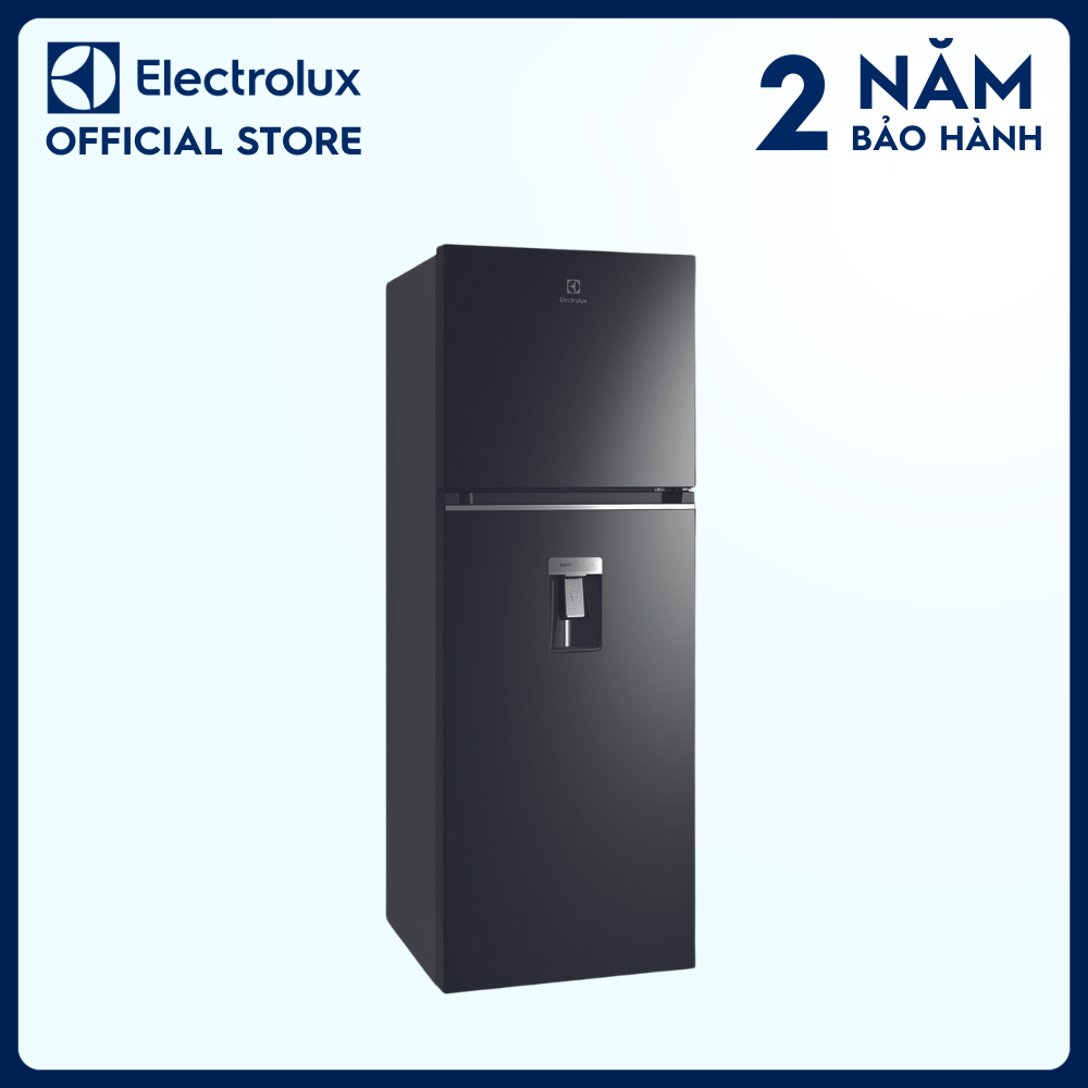 [Miễn phí giao hàng toàn quốc] Tủ lạnh Electrolux Inverter UltimateTaste 300 ngăn đá trên có ngăn đông mềm 312 lít  - ETB3460K-H - Tính năng làm đá tự động, lấy nước bên ngoài, khử mùi diệt khuẩn [Hàng chính hãng]