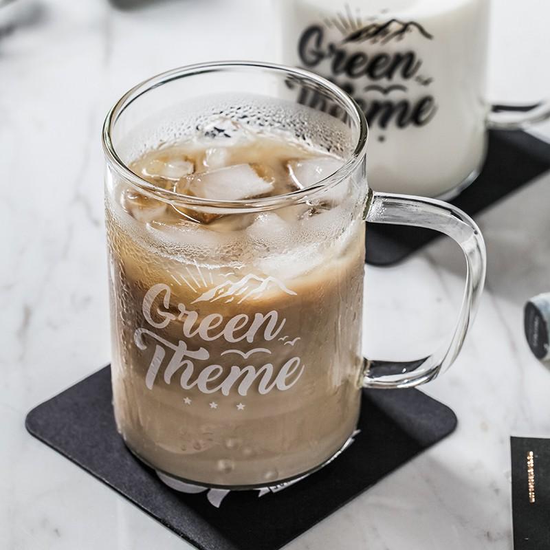 Cốc Thủy Tinh Trong Suốt Chịu Nhiệt Cao Chống Nổ Tiện Dụng