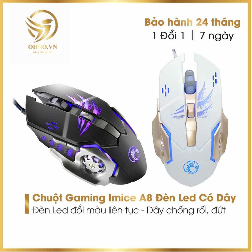 Chuột Gaming Game Thủ Có Dây Imice Chuột Led Máy Tính Chơi Game Có Dây hàng chính hãng