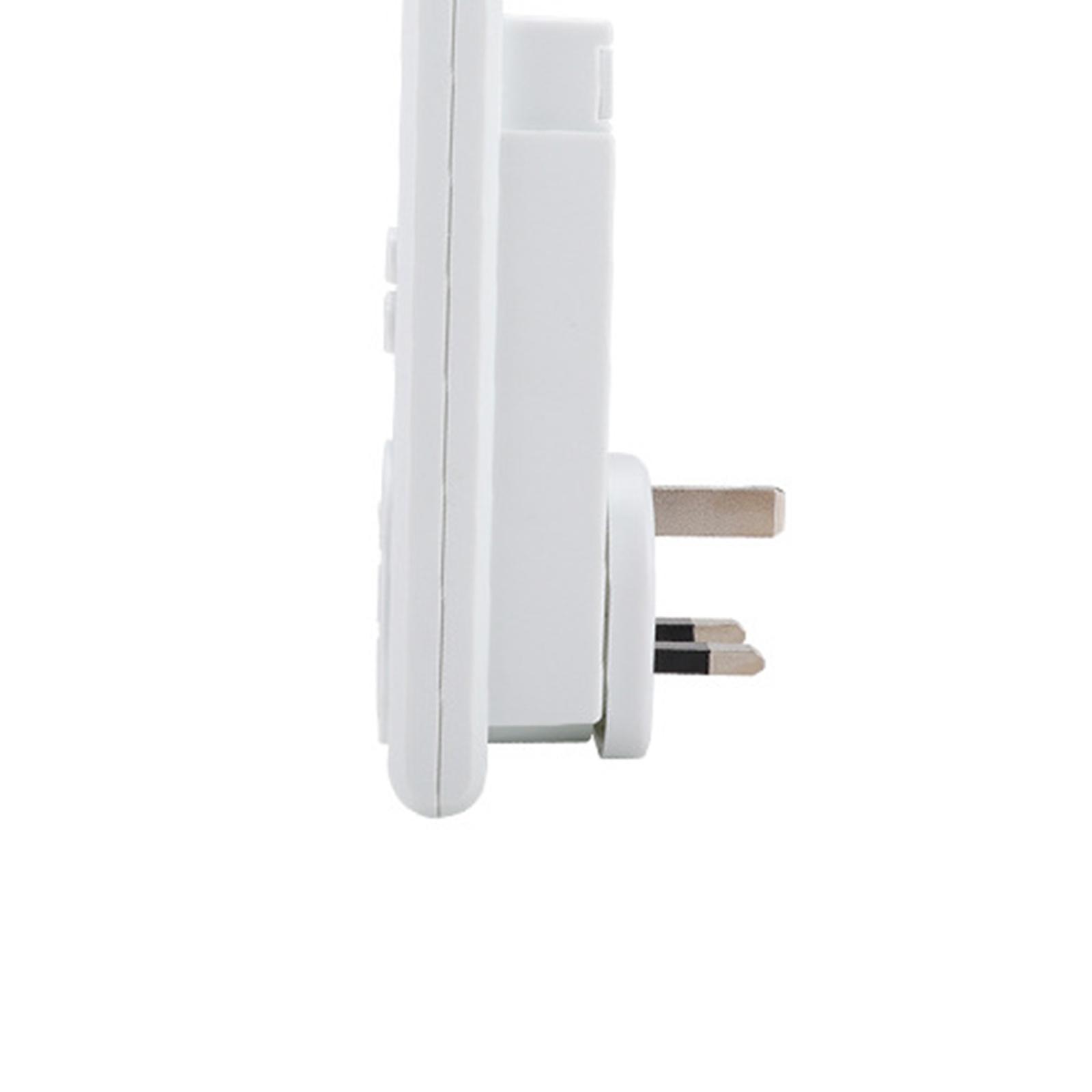 Wireless Temperature Controlled Outlet, Digital Plug in Thermostat Outlet Remote Control Temp Sensor Heating & Cooling Mode, Work with Heaters
