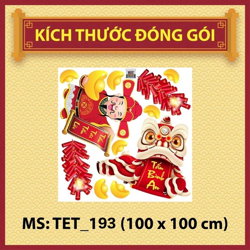 DECAL TRANG TRÍ TẾT 2023 COMBO SỐ 10