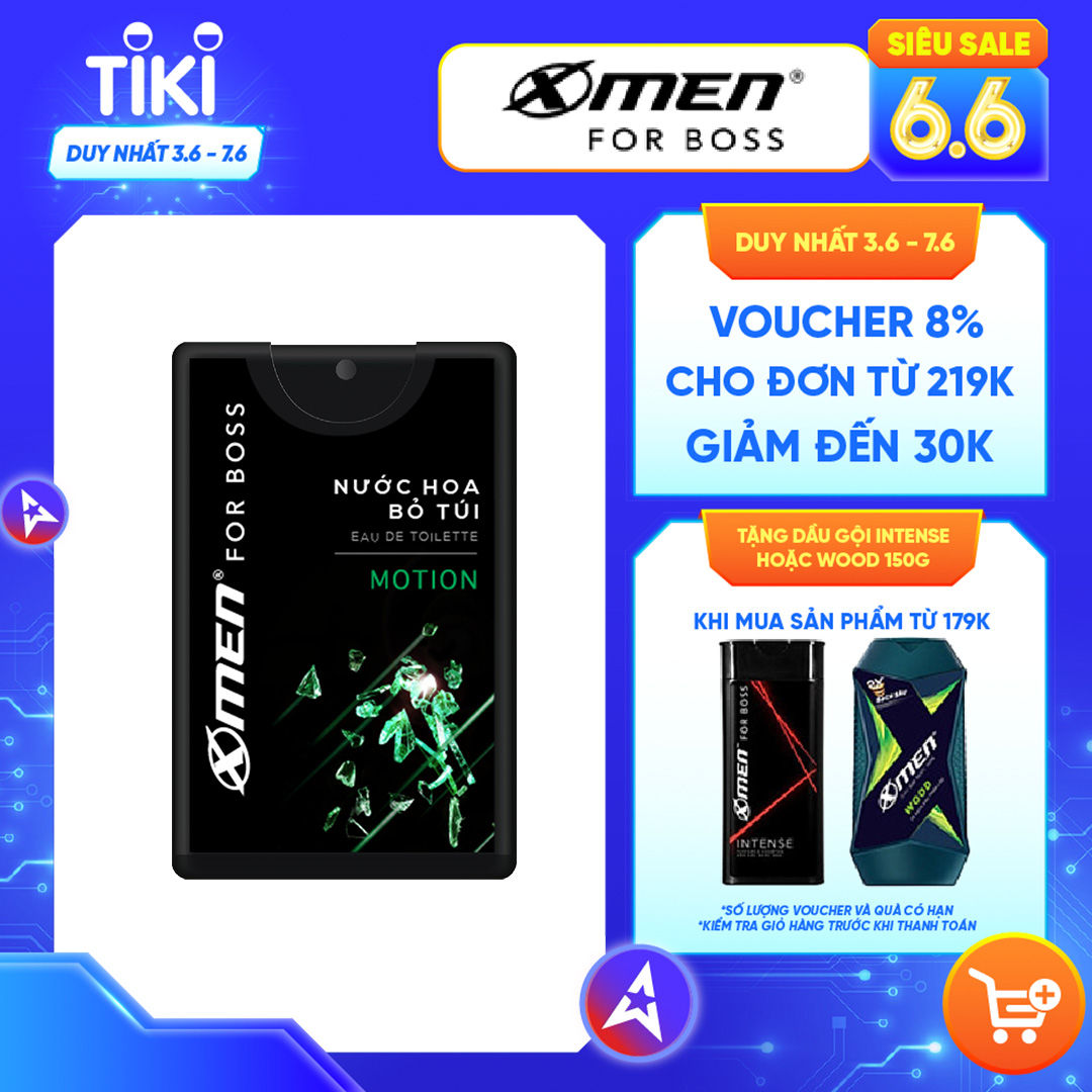 Nước hoa bỏ túi Xmen for Boss Motion 18ml