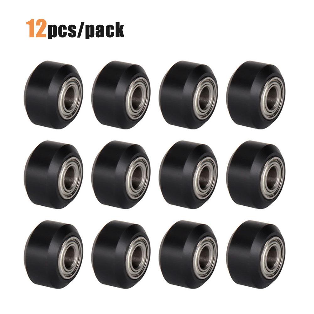 SIMAX3D CNC POM Bánh Xe Ròng Rọc 3D Máy In Phần 12/24 Chiếc Nhựa Có Chịu Lực Idler Ròng Rọc Bánh Răng Perlin Bánh Xe Ender 3 Máy In Bộ Dụng Cụ