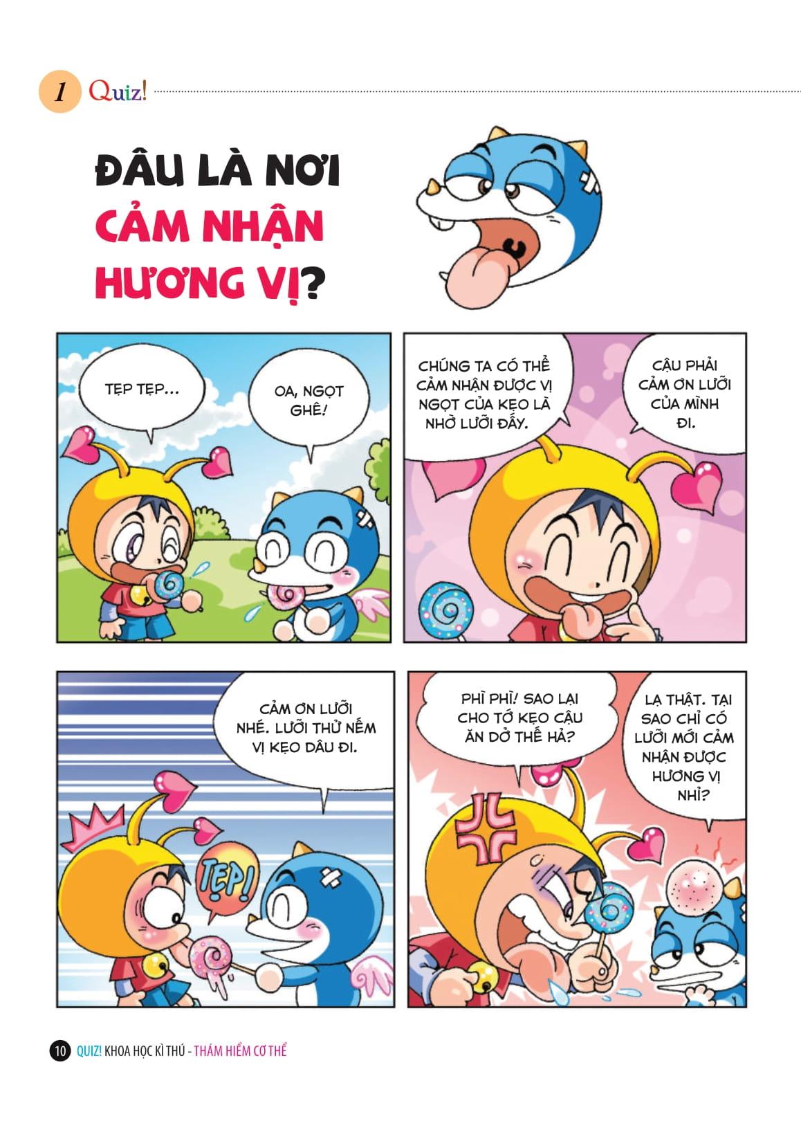 Sách - Quiz! Khoa Học Kì Thú - Thám Hiểm Cơ Thể