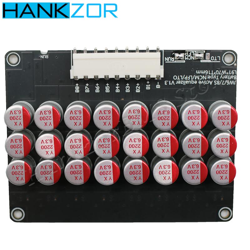 5A 3S 4S 5S 6S 7S 8S 9S 10S 11S 12S 13S 14S 15S 16S 17S Active Equalizer Bộ cân bằng Lifepo4/lipo/lto Pin Tụ điện Màu sắc: 3S Li-ion Lifepo4
