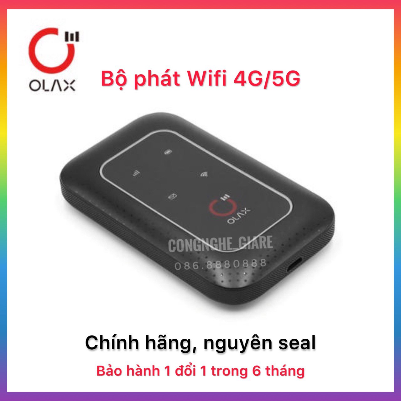 Olax WD680 - Bộ Phát wifi 4G/5G Di Động - Bền, Tốc độ cao 150Mps, Giá rẻ, Nguyên seal niêm phong