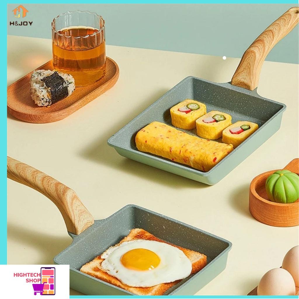 Chảo chống dính đáy từ chiên trứng cuộn hình vuông - Dùng Được Cho Cả Bếp Từ