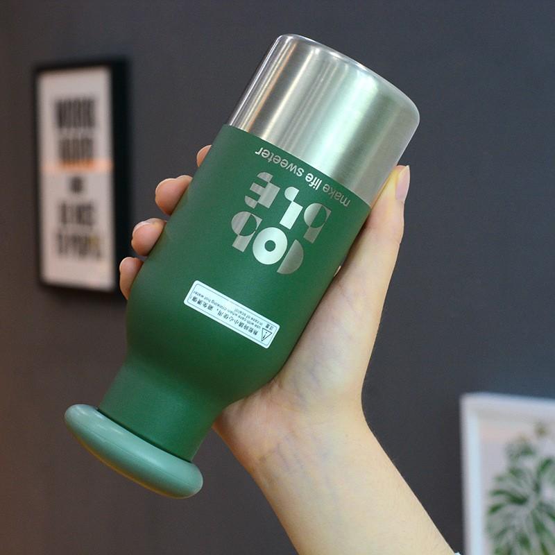 Bình giữ nhiệt dáng chai Cobble 400ml chất lừ