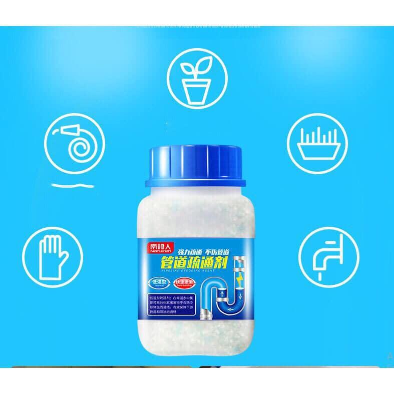 Chai Bột Thông Tắc Cống Thần Thánh - Đẩy Lùi Mọi Vết Bẩn