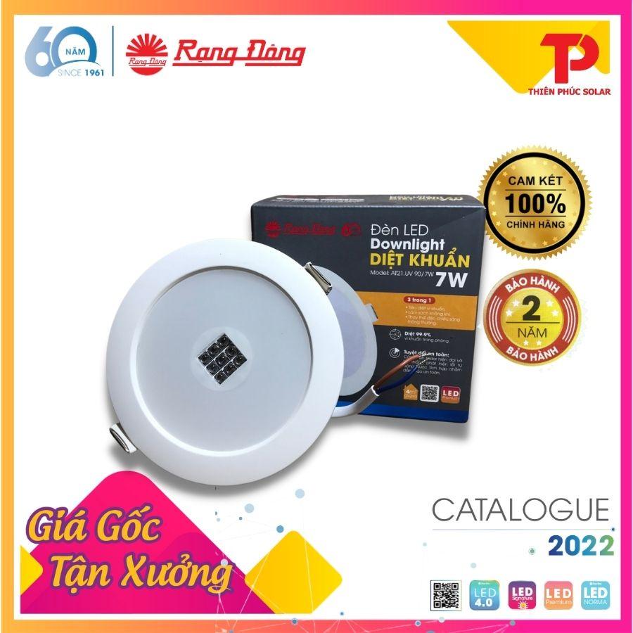 Đèn LED Rạng Đông Âm trần Downlight UV 90/7W Model: AT21.UV 90/7W