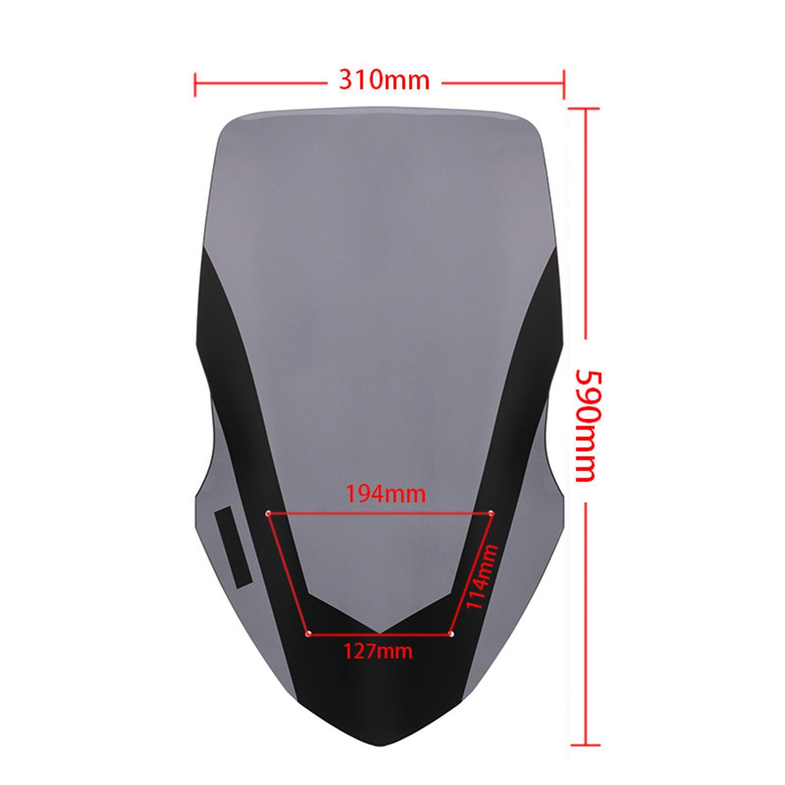 Motorcycle Windshield Windproof Windscreen Refitting High Performance Replacement