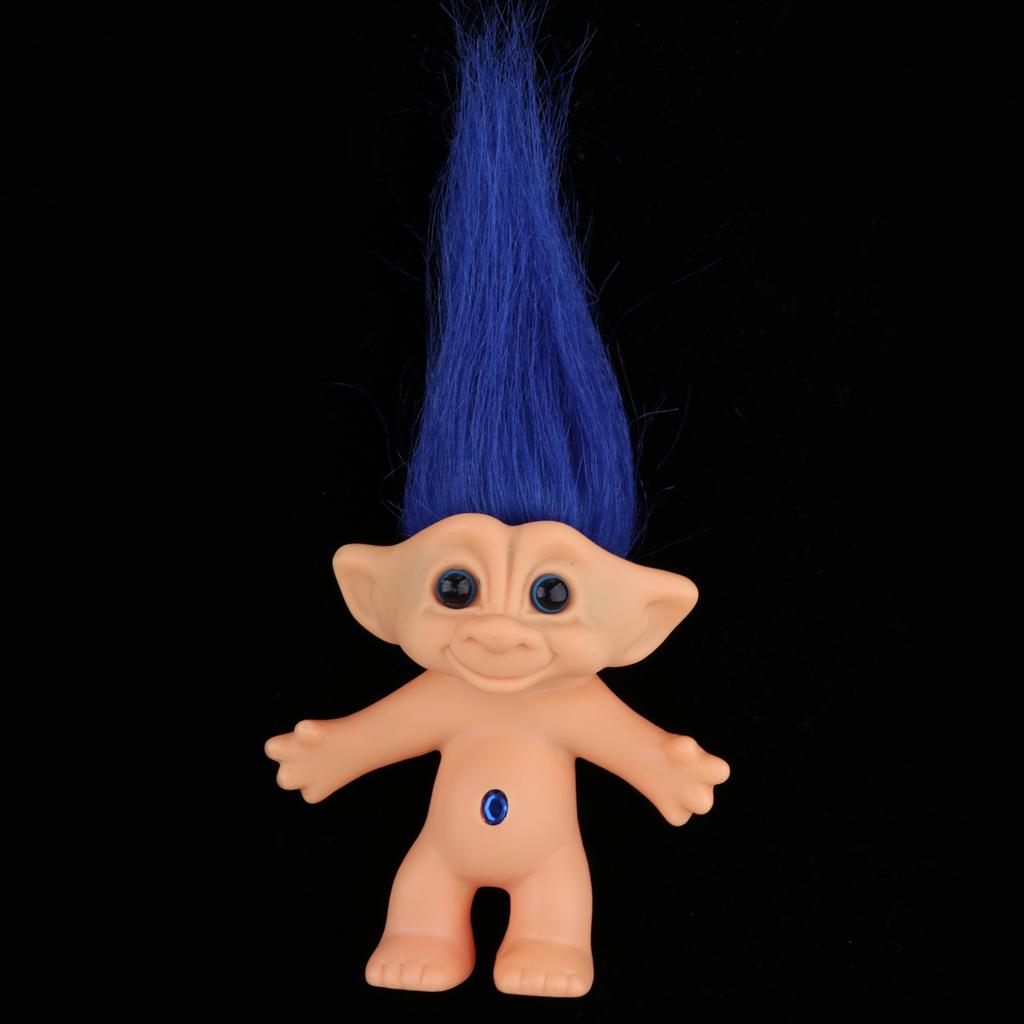 Dollhouse Miniature Nude Troll Doll Leprocauns Figures Kid School Project #B