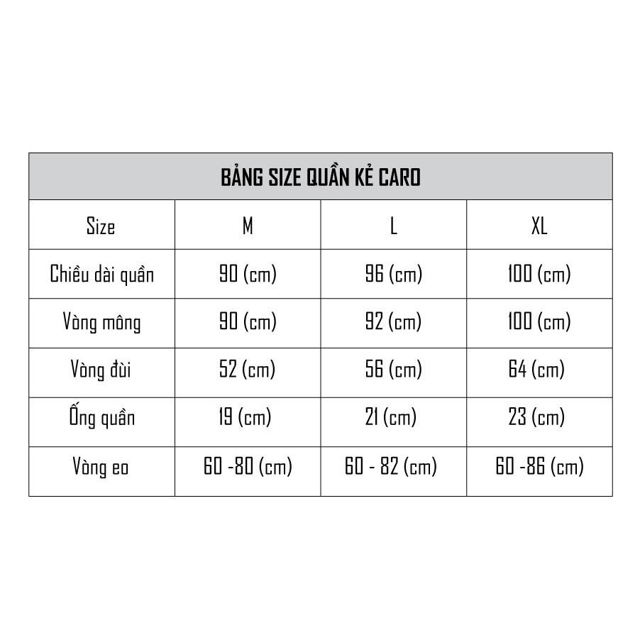 Quần Dài Nữ Caro Dáng Suông Ulzzang - Quần Ống Rộng Kẻ Caro Phối Màu Trẻ Trung Phong Cách QD011