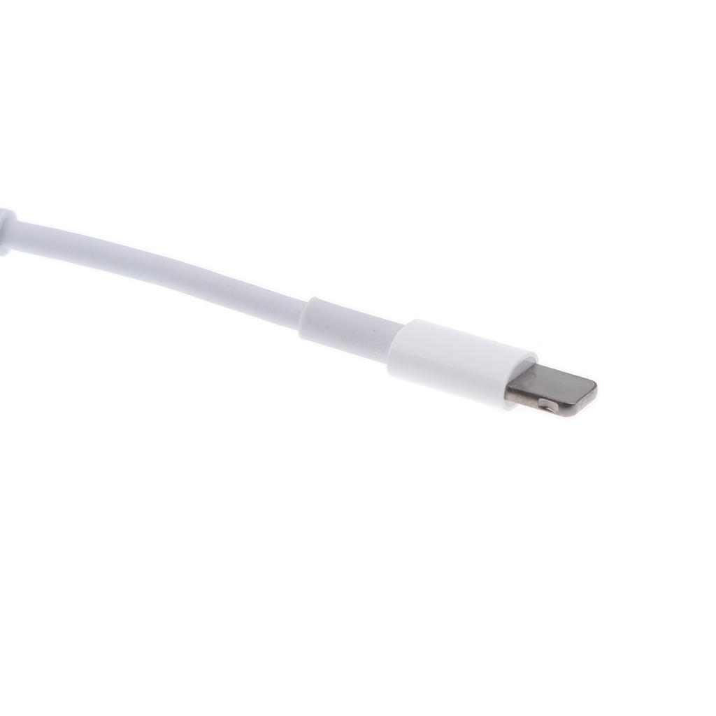 Dual Splitter Adapter Headphone Audio Charge Cable For 8/7/6/X