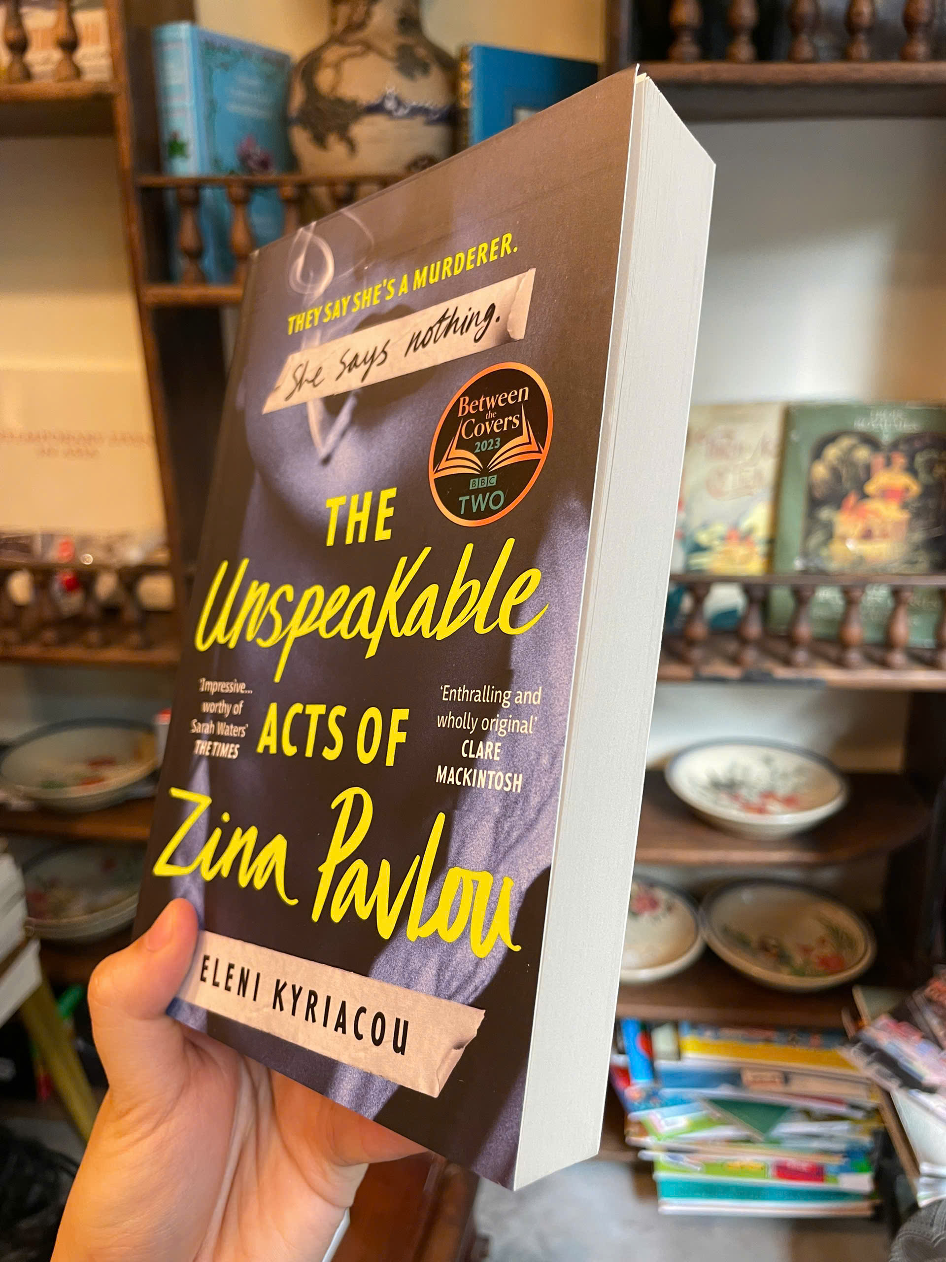 Sách - The Unspeakable Acts of Zina Pavlou by Eleni Kyriacou | Crime Novel / Ngoại văn Nhập khẩu