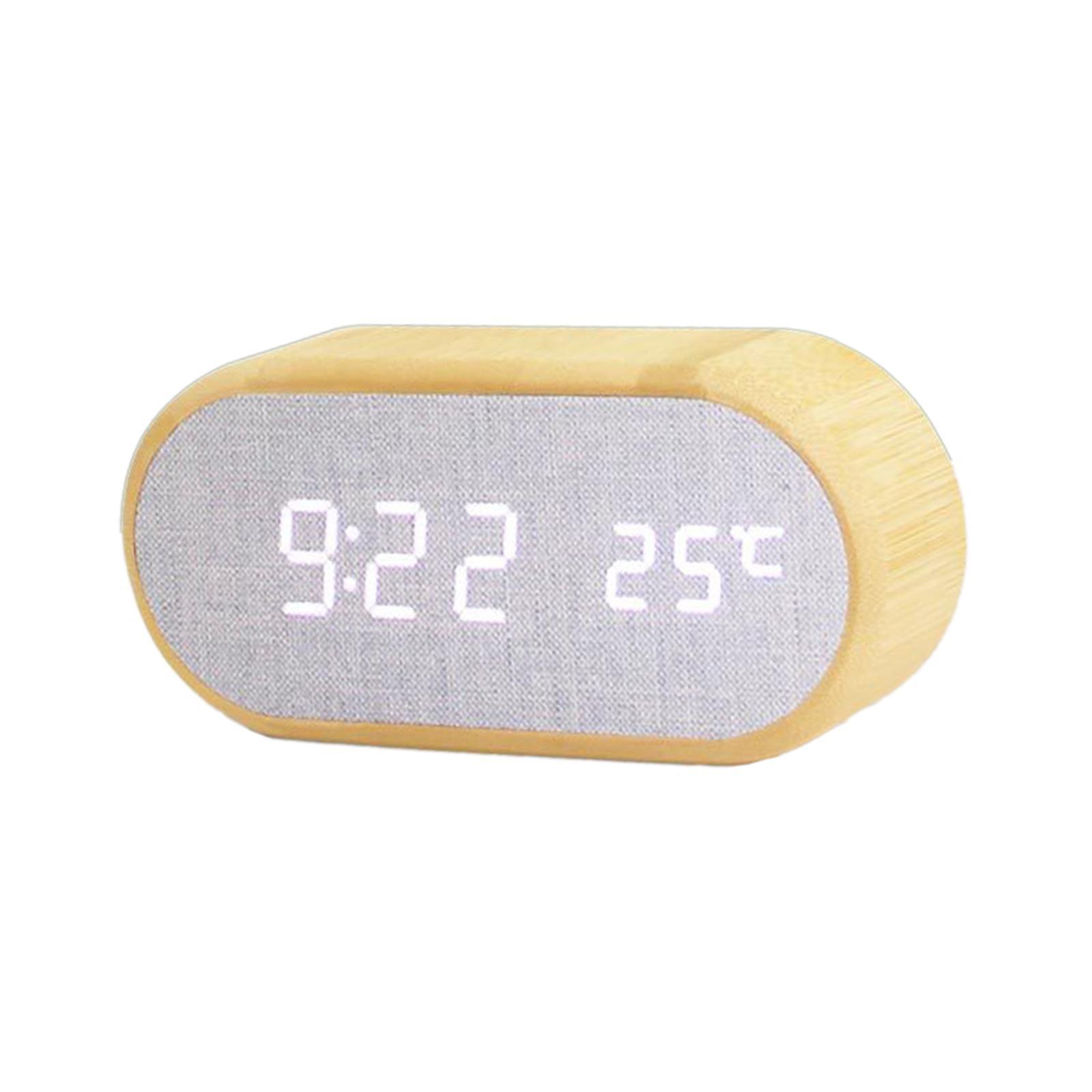 Sound Control Electronic  Clock Snooze Desktop Clock Multifunctional