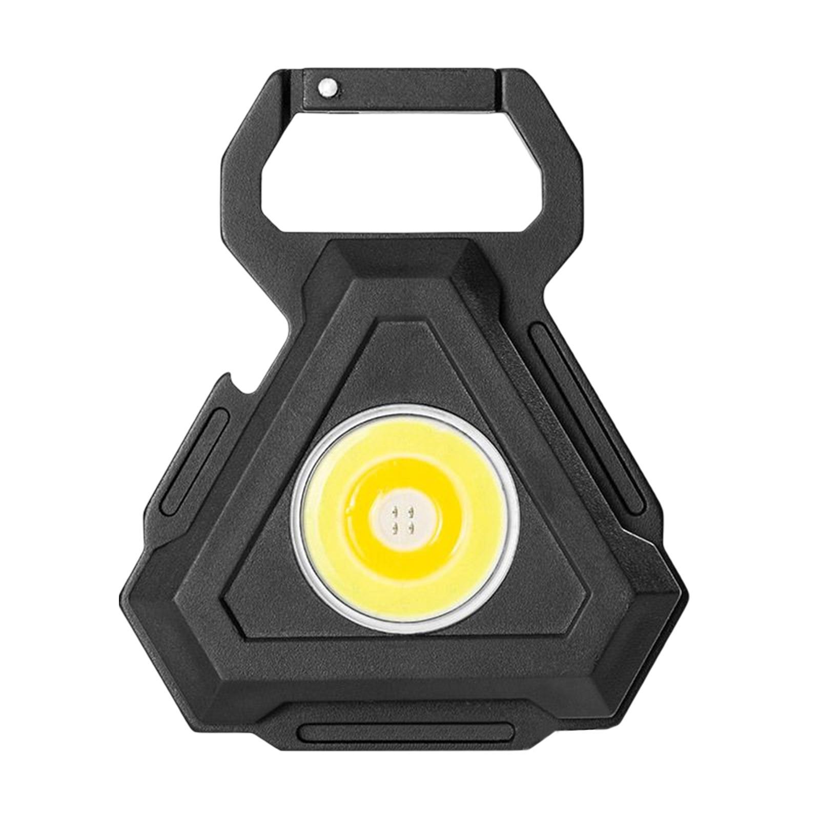 COB Keychain Flashlight Bottle Opener Lamp Rechargeable Outdoor without