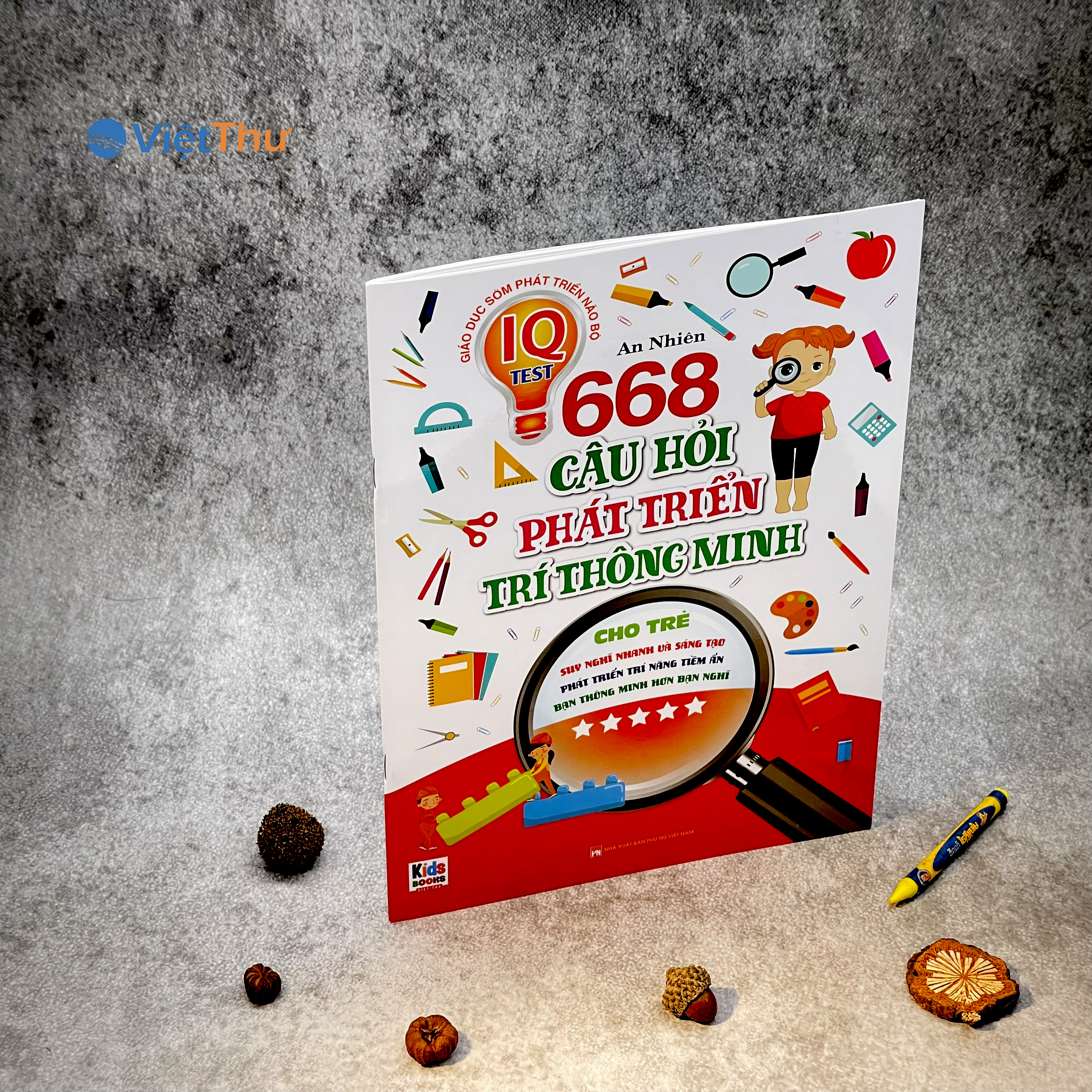 Sách - Phát Triển Trí Tuệ IO - 668 Câu Hỏi Phát Triển Trí Thông Minh Cho Trẻ - Tập 5