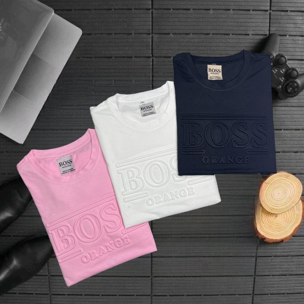ÁO THUN NAM DẬP NỔI CỔ TRÒN COTTON