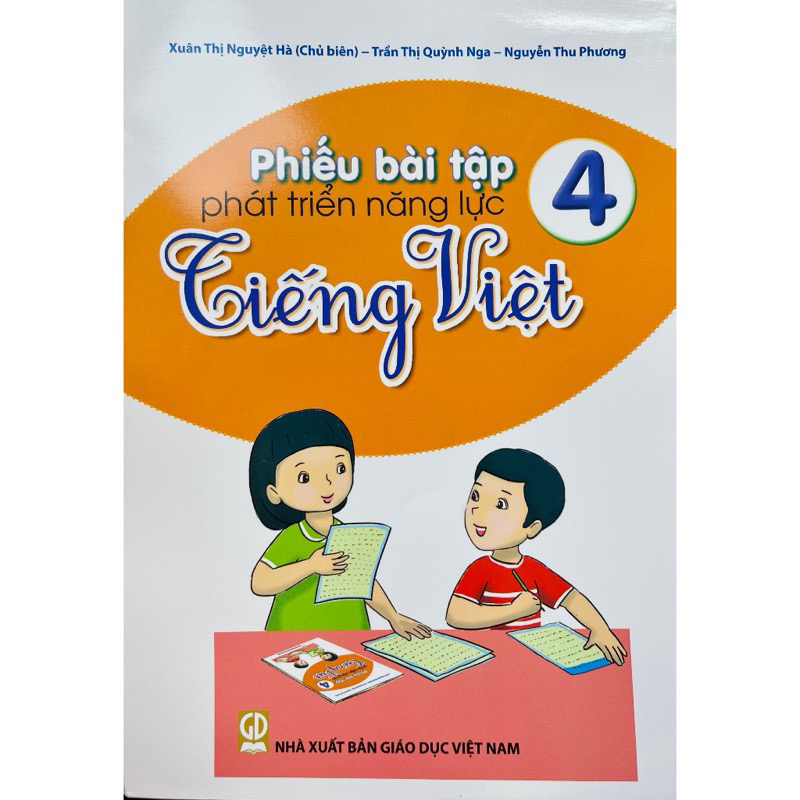 Sách-Bài tập Tiếng Việt phát triển năng lực cho học sinh lớp 4