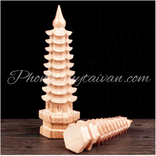Tháp Văn Xương gỗ ĐÀO 7,9,13 tầng phong thủy