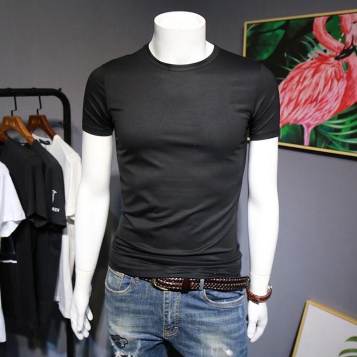 Áo Thun Nam Trơn Cổ Tròn Style