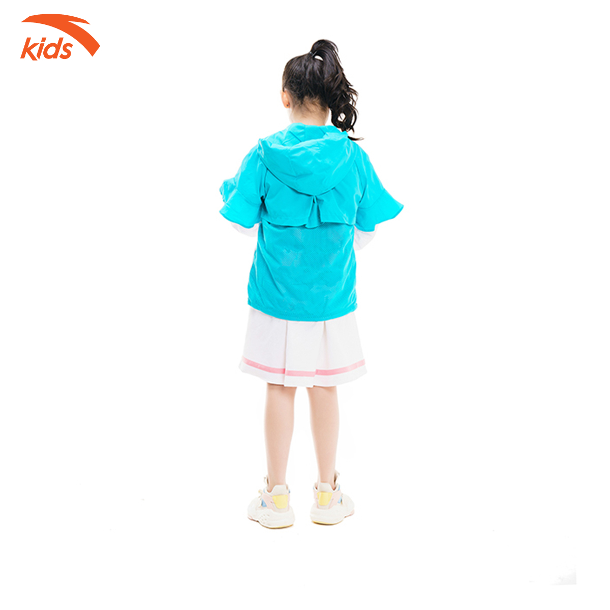 Áo khoác bé gái Anta Kids tay bèo xinh xắn 362017642