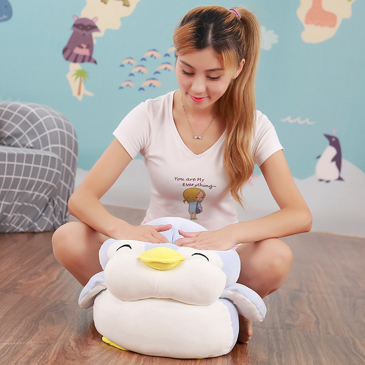 Thú bông Chim Cánh Cụt Nhồi Bông Má Phệ Siêu Dễ Thương 30cm