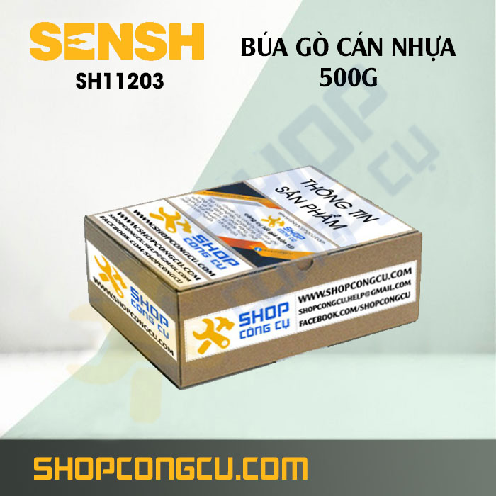Búa gò cán nhựa 500gr Sensh SH11203