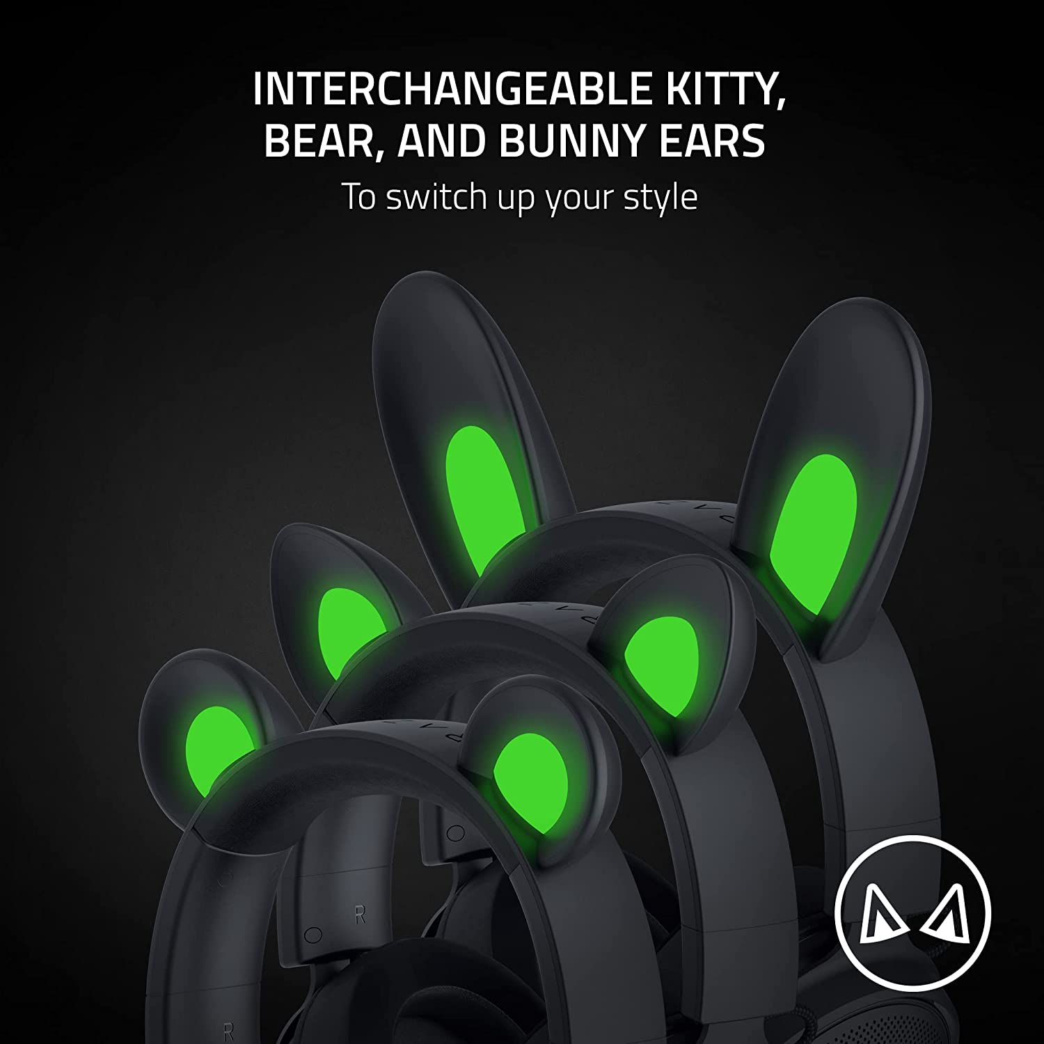 Tai nghe có dây chùm đầu Razer Kraken Kitty Edition V2 Pro-Wired RGB Headset with Interchangeable Ears_Mới, hàng chính hãng