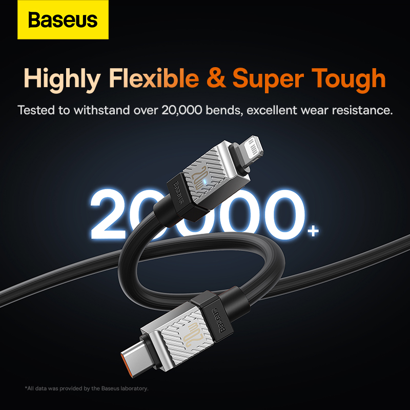 Cáp Sạc Nhanh C to iP Baseus CoolPlay Series Fast Charging Cable Type-C to iP 20W (Hàng chính hãng)