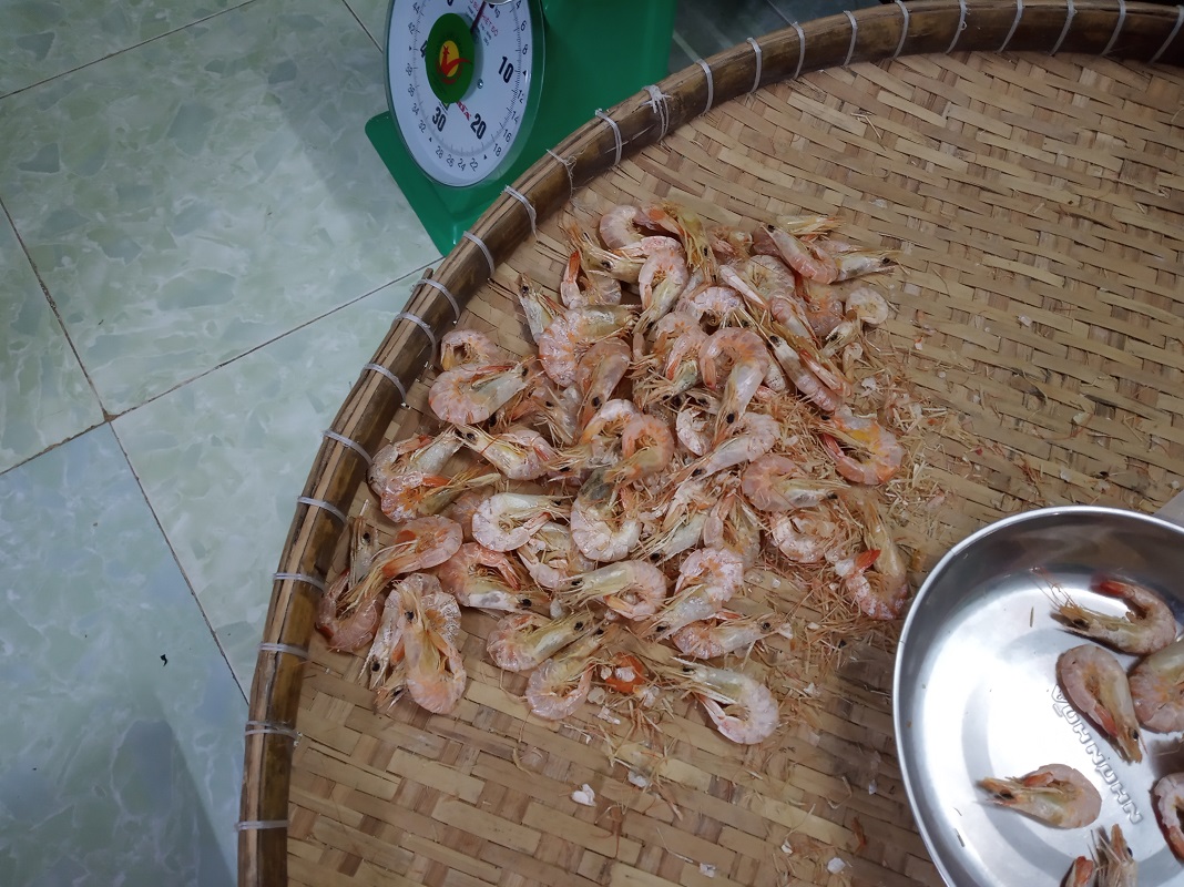 1Kg Tôm khô còn vỏ - hút chân không
